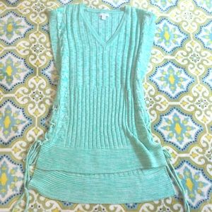 New York and Company sleeveless poncho sweater